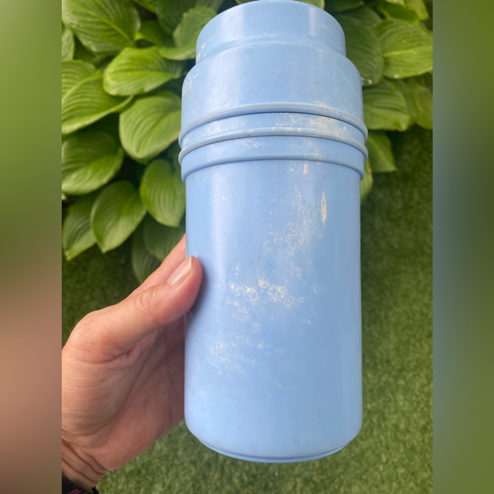 Vintage Bakelite Thermos (1925) London Ltd. - blue marbled thermos